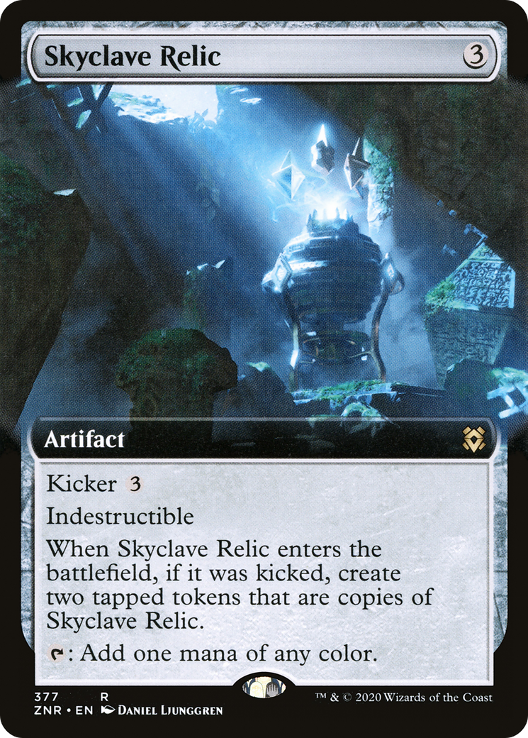 Skyclave Relic (Extended Art) (ZNR-377) - Zendikar Rising: (Extended Art) Foil