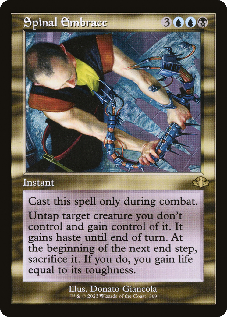 Spinal Embrace (Retro Frame) (DMR-369) - Dominaria Remastered Foil
