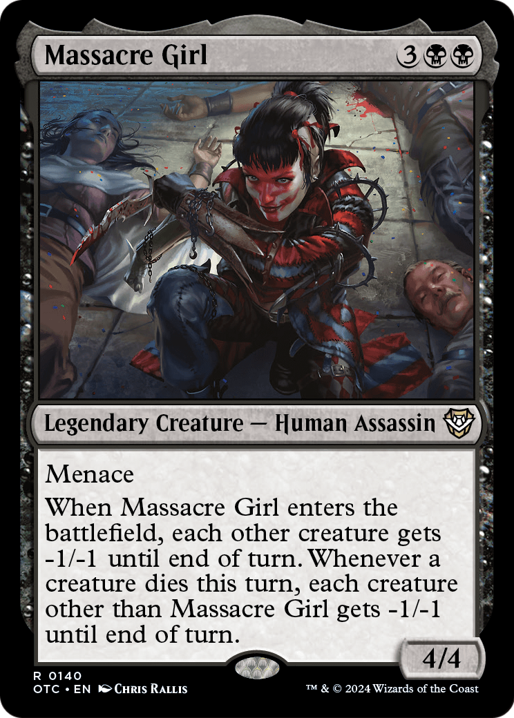 Massacre Girl (OTC-140) - Outlaws of Thunder Junction Commander