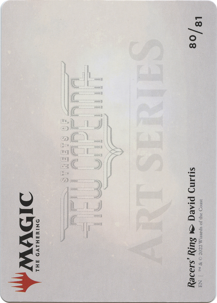 Racers' Ring // Racers' Ring (ASNC-080) - New Capenna Art Series (Borderless)