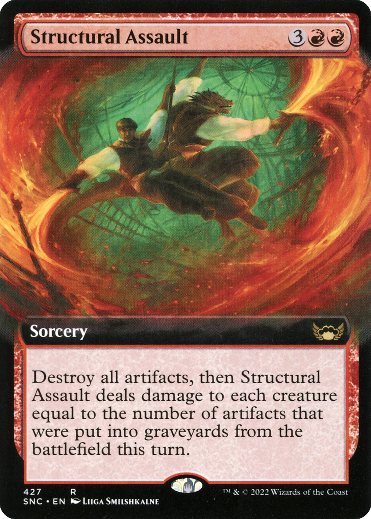 Structural Assault (Extended Art) (SNC-427) - Streets of New Capenna: (Extended Art)