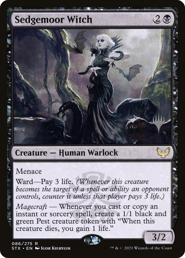 Sedgemoor Witch (PPSTX-86P) - Strixhaven: School of Mages Promos Foil
