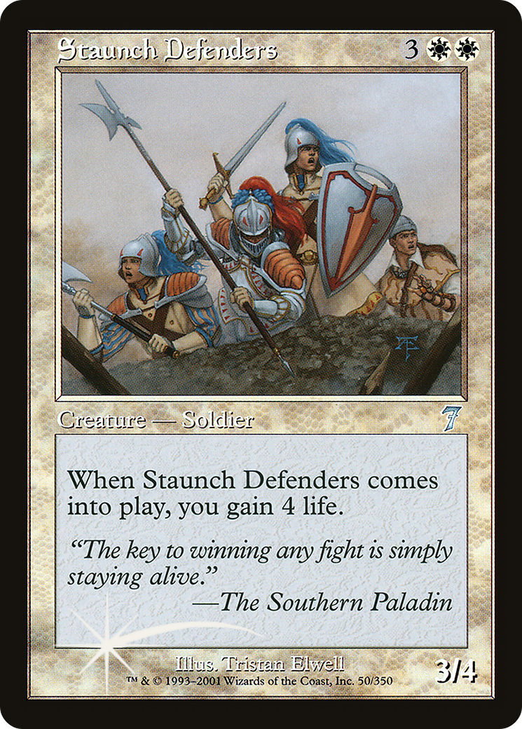 Staunch Defenders (7ED-50★) - 7th Edition Foil