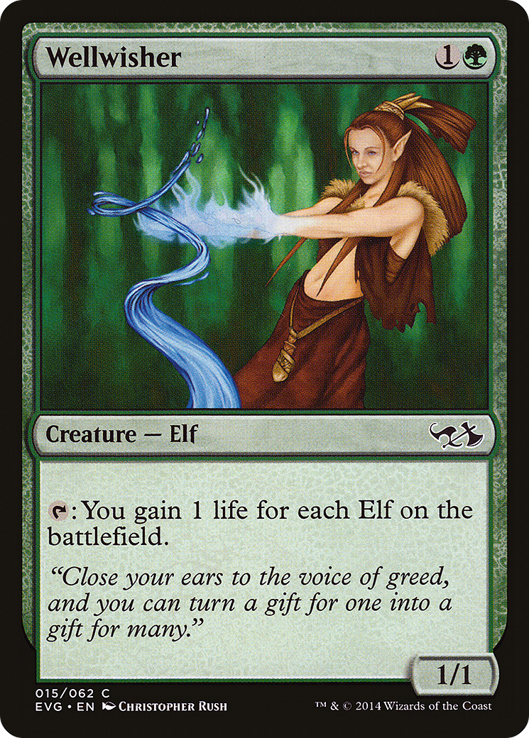Wellwisher (DD3-) - Duel Decks Anthology: Elves vs. Goblins Foil