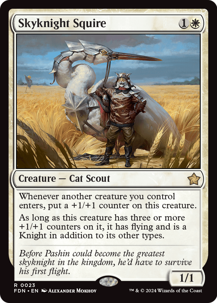 Skyknight Squire (FDN-023) - Foundations