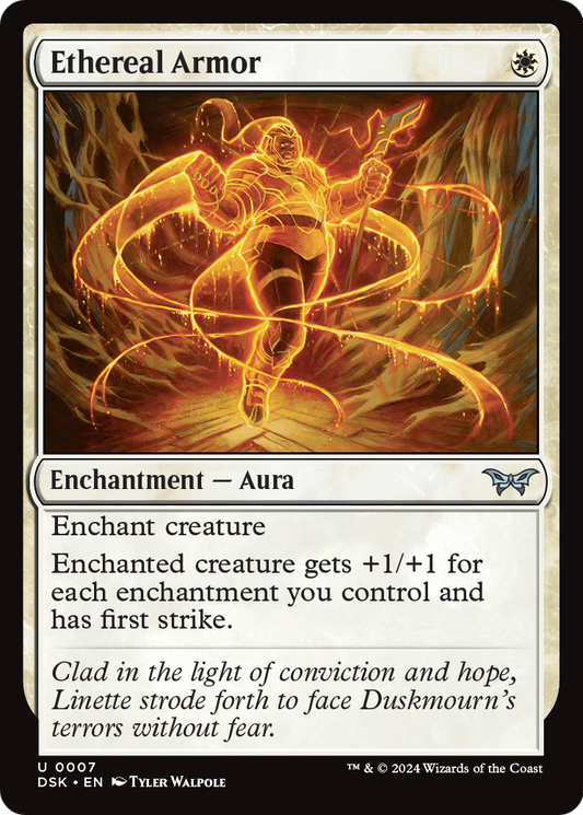 Ethereal Armor (DSK-007) - Duskmourn: House of Horror Foil
