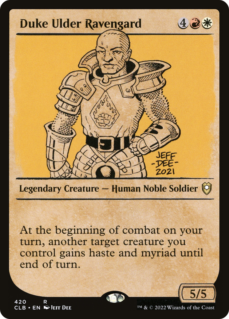 Duke Ulder Ravengard (Showcase) (CLB-420) - Commander Legends: Battle for Baldur's Gate: (Showcase) Foil