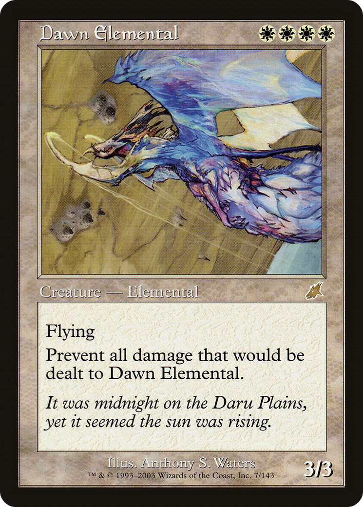 Dawn Elemental (SCG-007) - Scourge Foil