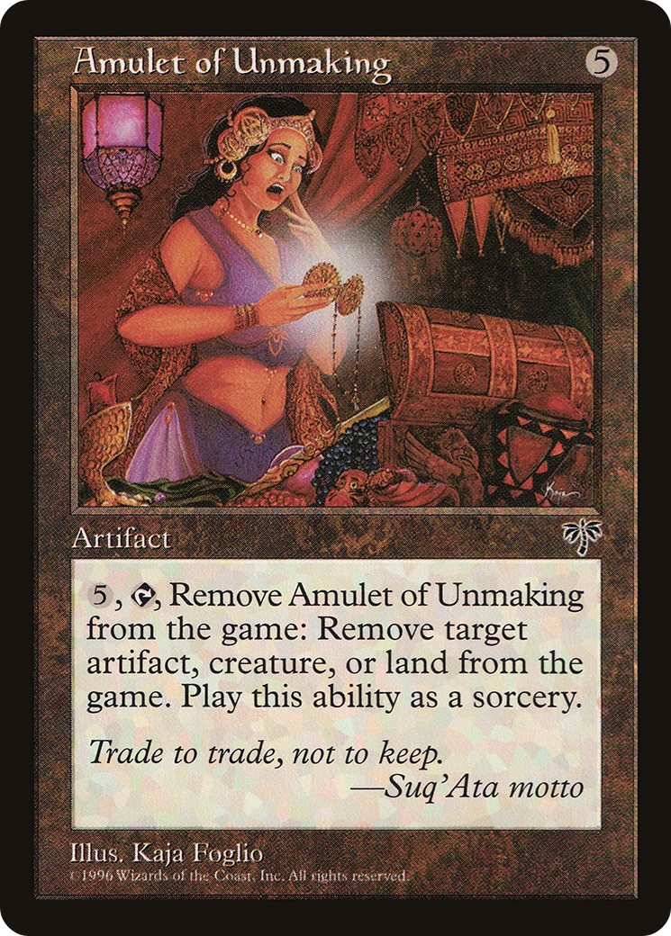 Amulet of Unmaking (MIR-) - Mirage