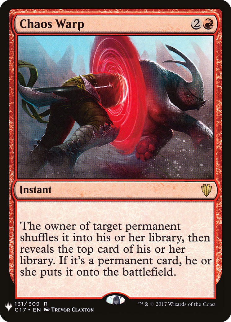 Chaos Warp (C17) (LIST-C17-131) - The List