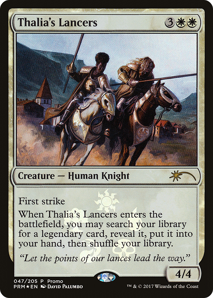 Thalia's Lancers (MEDIA-047) - Eldritch Moon Promos Foil