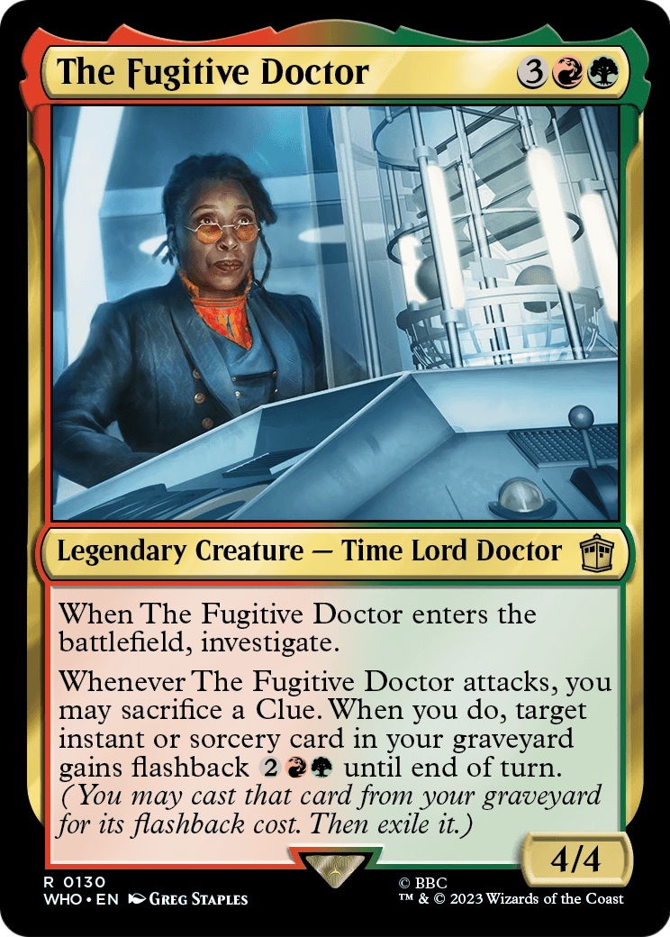 The Fugitive Doctor (WHO-130) - Doctor Who Foil