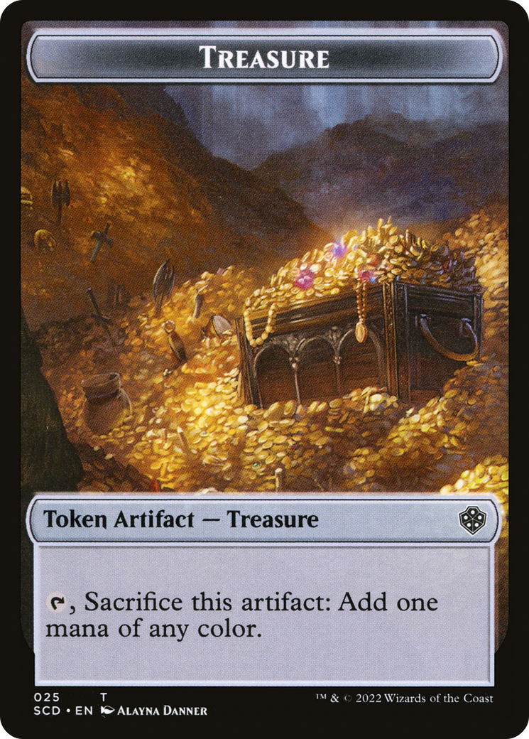 Treasure (TSCD-025) - Starter Commander Deck Tokens Foil