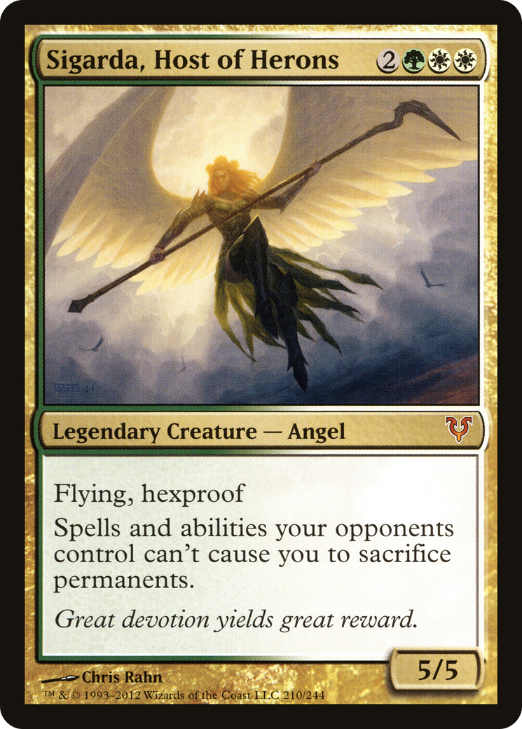 Sigarda, Host of Herons (AVR-210) - Avacyn Restored