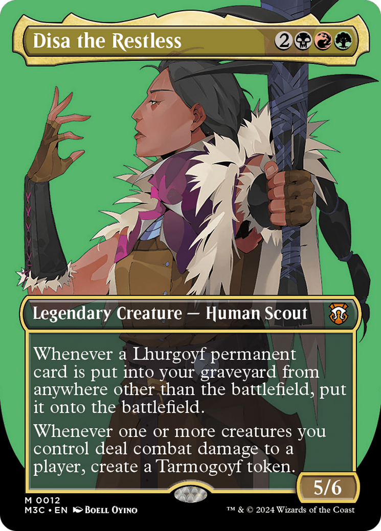Disa the Restless (Borderless) (M3C-012) - Modern Horizons 3 Commander Foil