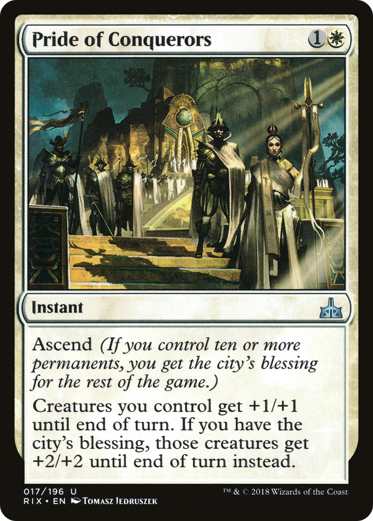 Pride of Conquerors (RIX-017) - Rivals of Ixalan Foil