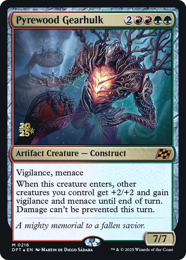 Pyrewood Gearhulk (PRE-216) - Prerelease Cards Foil
