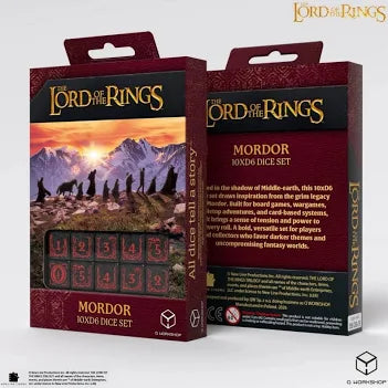 Dados d6 Diseño - LOTR Mordor